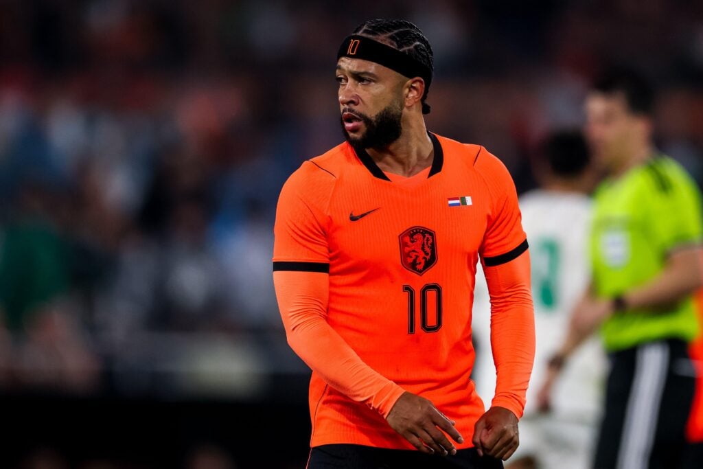 Netherlands forward Memphis Depay