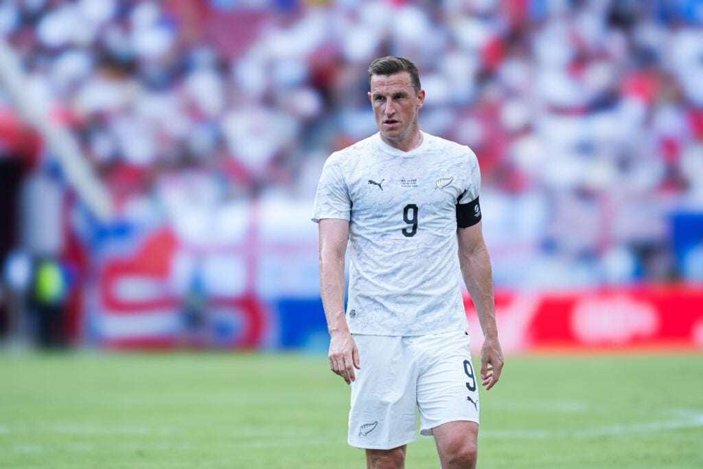 New Zealand striker Chris Wood