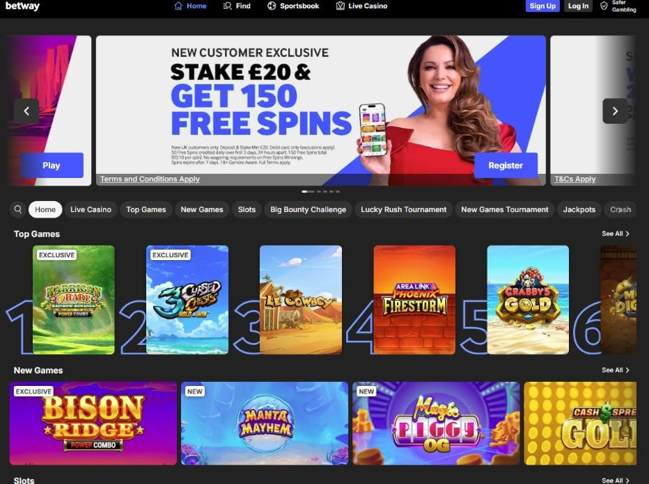 Betway Casino - Top Online Casinos