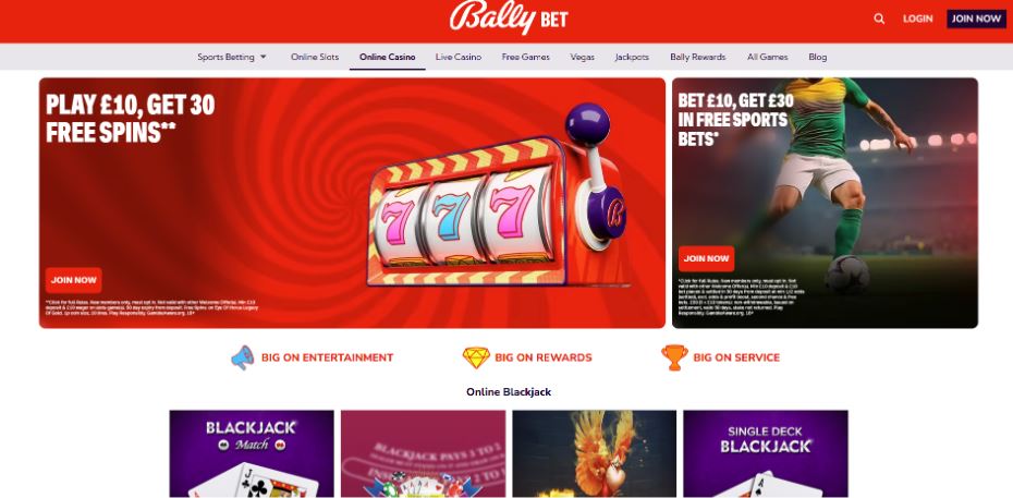 Bally Casino - Top Online Casinos