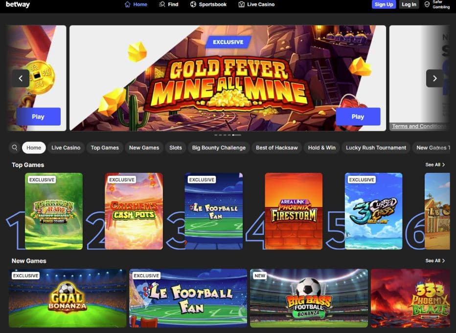 Betway Casino - Fast Withdrawal Casinos