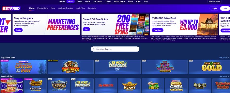 Betfred Casino - Fast Withdrawal Casinos