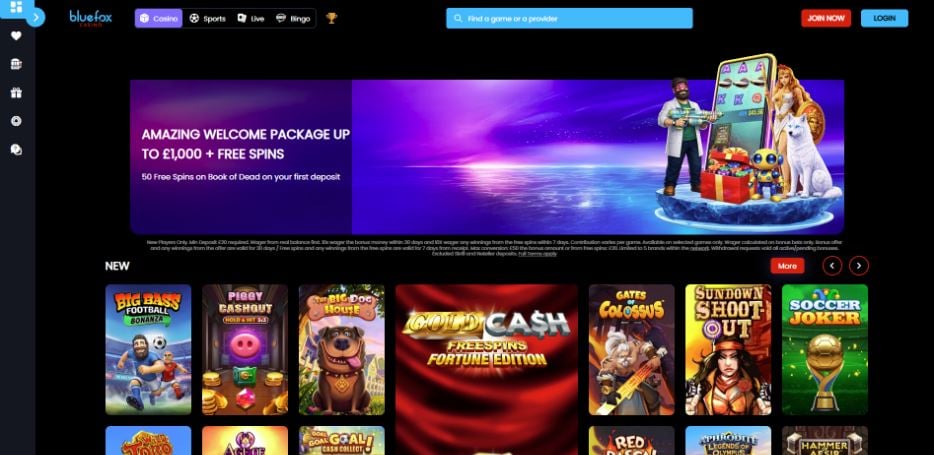 Bluefox Casino - Paypal Casinos
