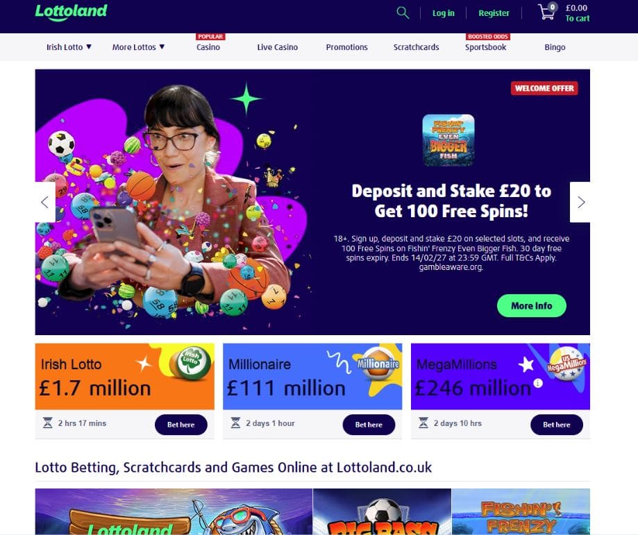 LottoLand Casino - Trustly Casinos