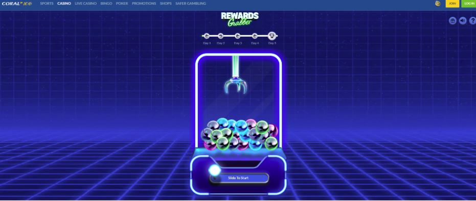 Coral Casino Rewards Grabber