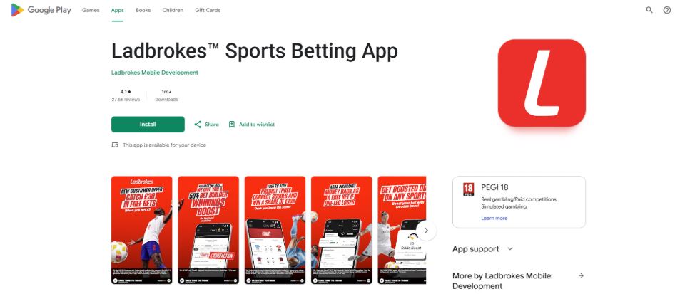 Ladbrokes Casino Mobile App