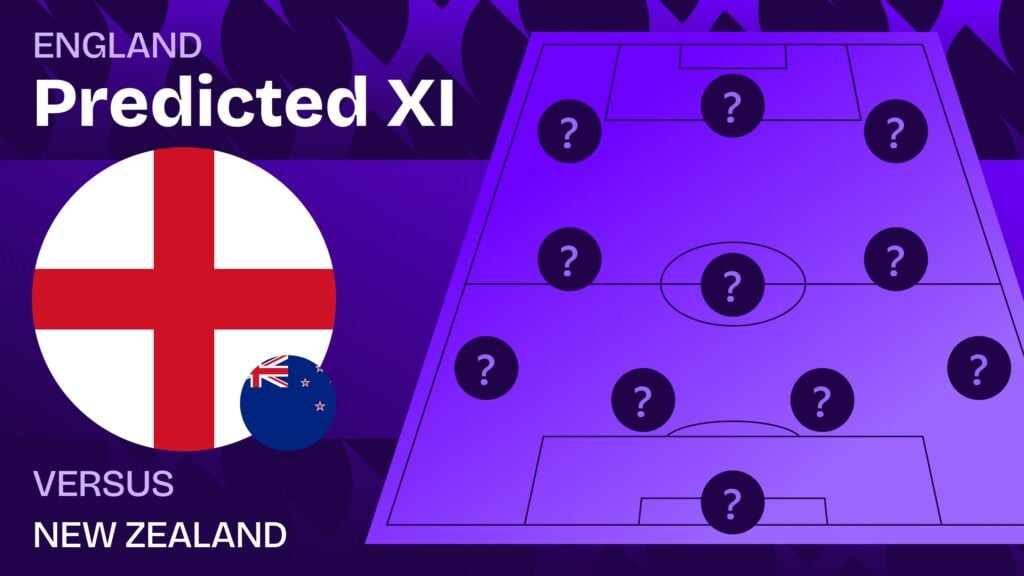 England team news vs New Zealand and predicted lineup