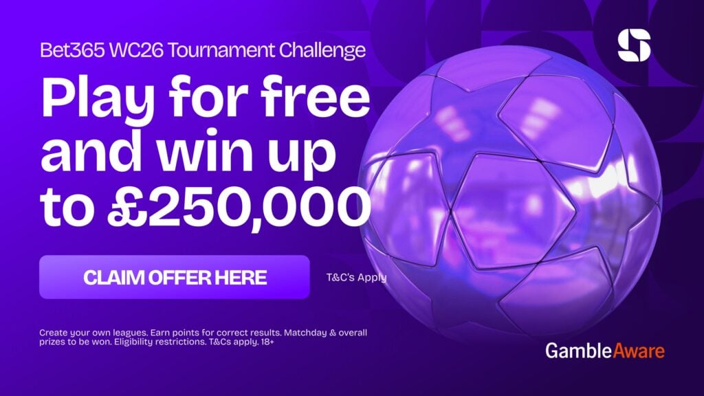 Bet365 WC26 Tournament Challenge: Play for free and win up to £250,000