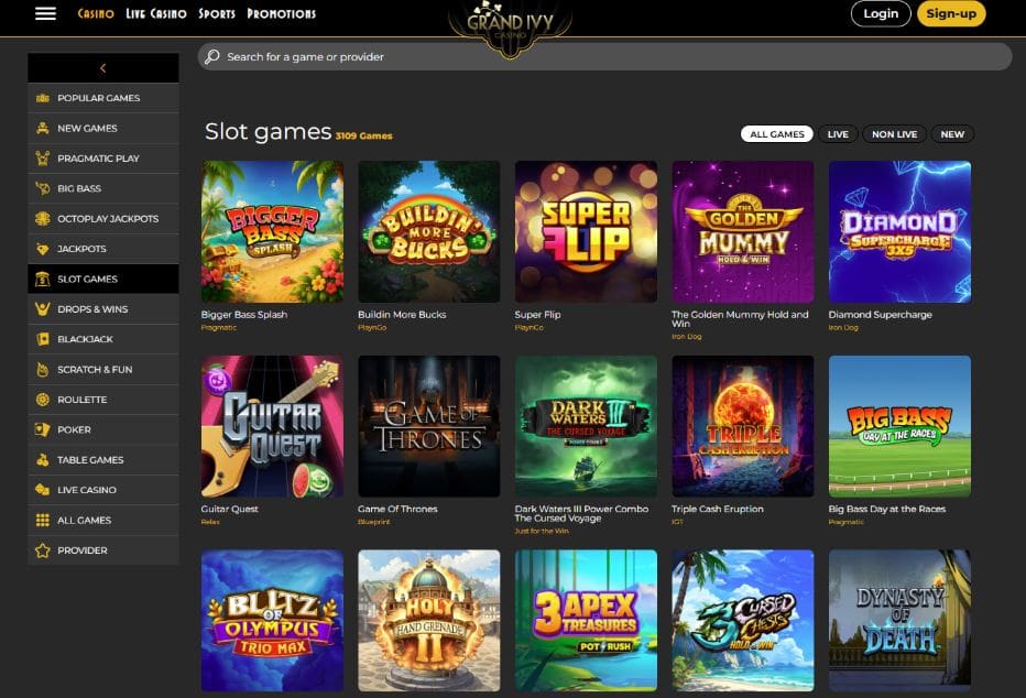 Ivy Casino - New Casinos