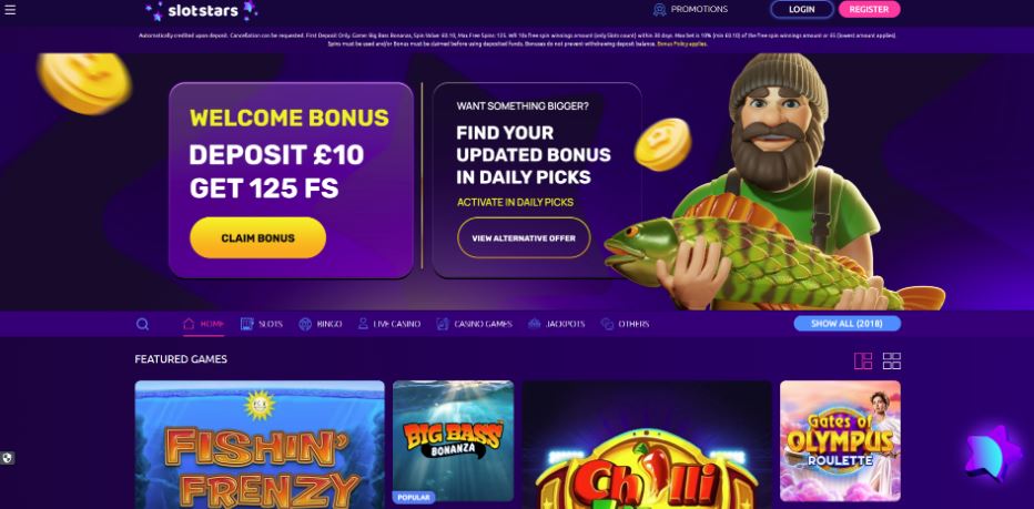 SlotStars Casino - New Casinos