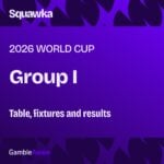 World Cup 2026 Group I table, fixtures and results