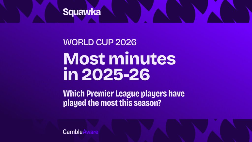 World Cup 2026 analysis: Which Premier League players have played the most this season?