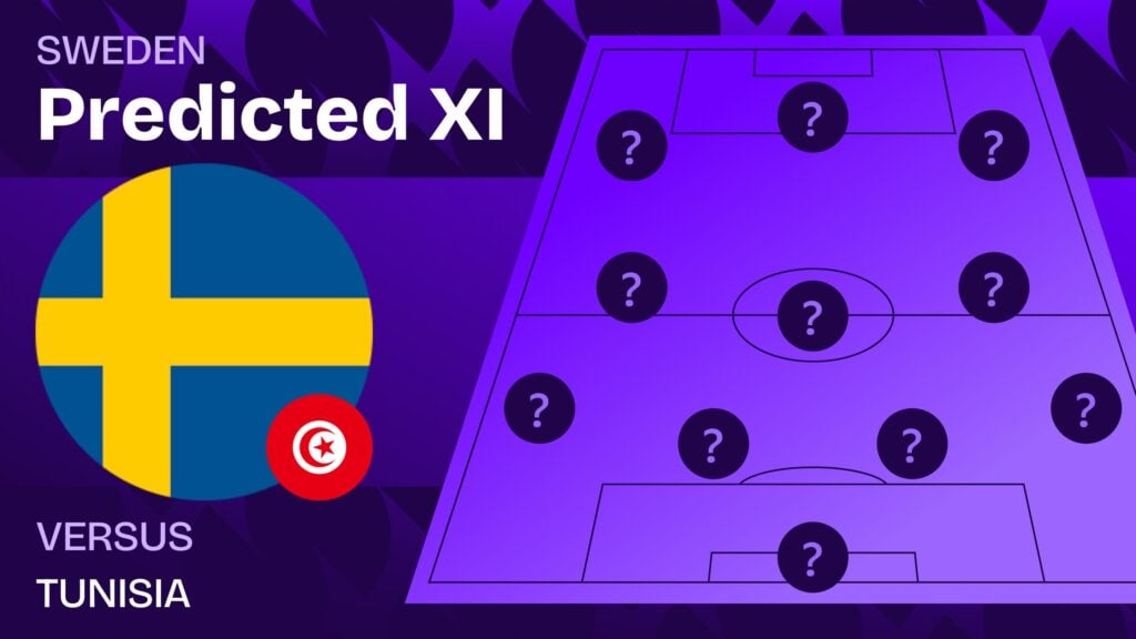Sweden vs Tunisia team news and predicted lineups
