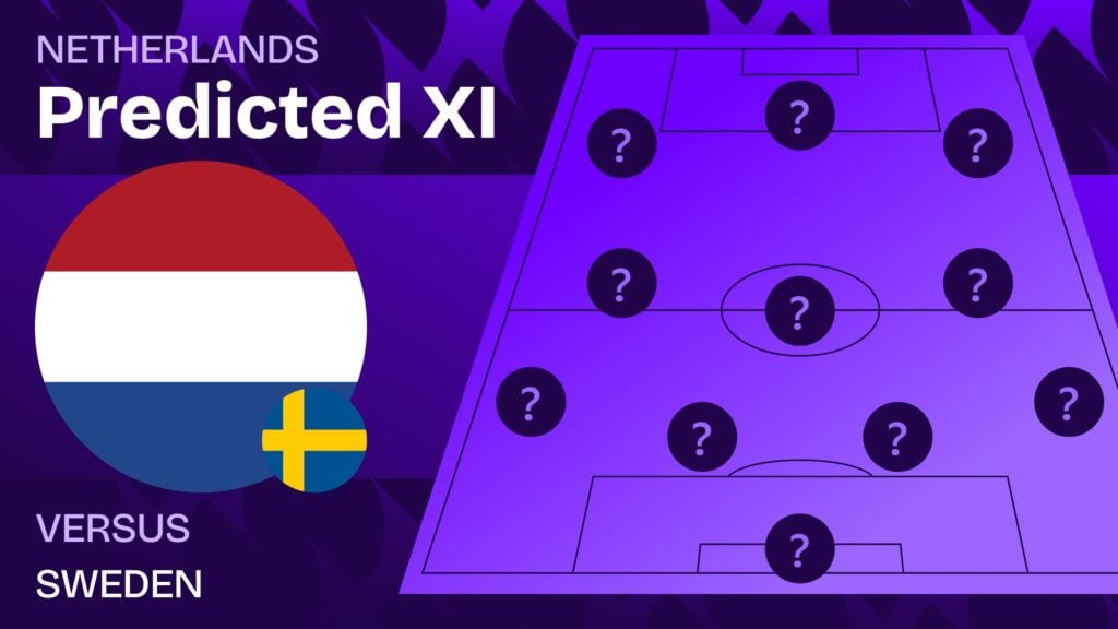 Netherlands vs Sweden team news and predicted lineups