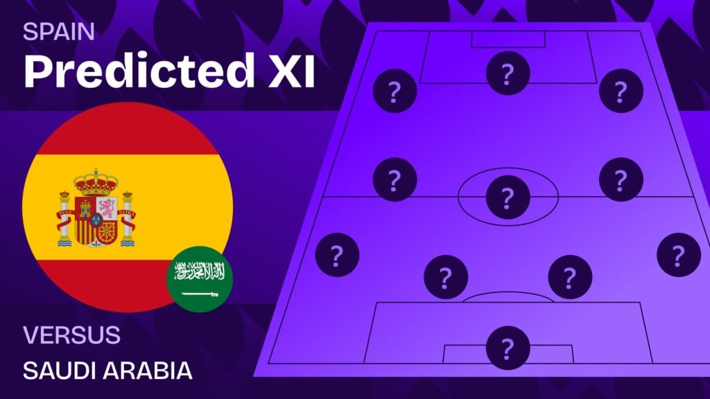 Spain vs Saudi Arabia team news and predicted lineups