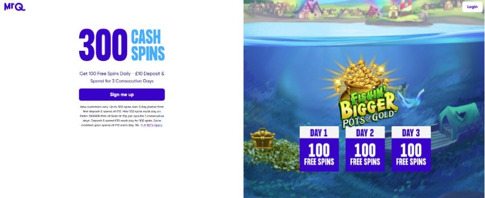 Mr Q Casino Welcome Bonus & Promotions