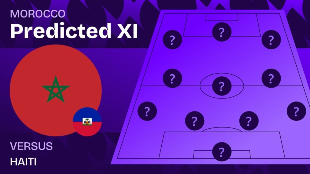Morocco vs Haiti team news and predicted lineups