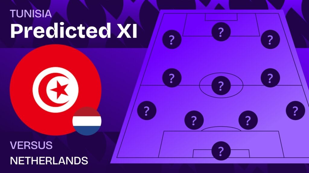 Tunisia vs Netherlands team news and predicted lineups