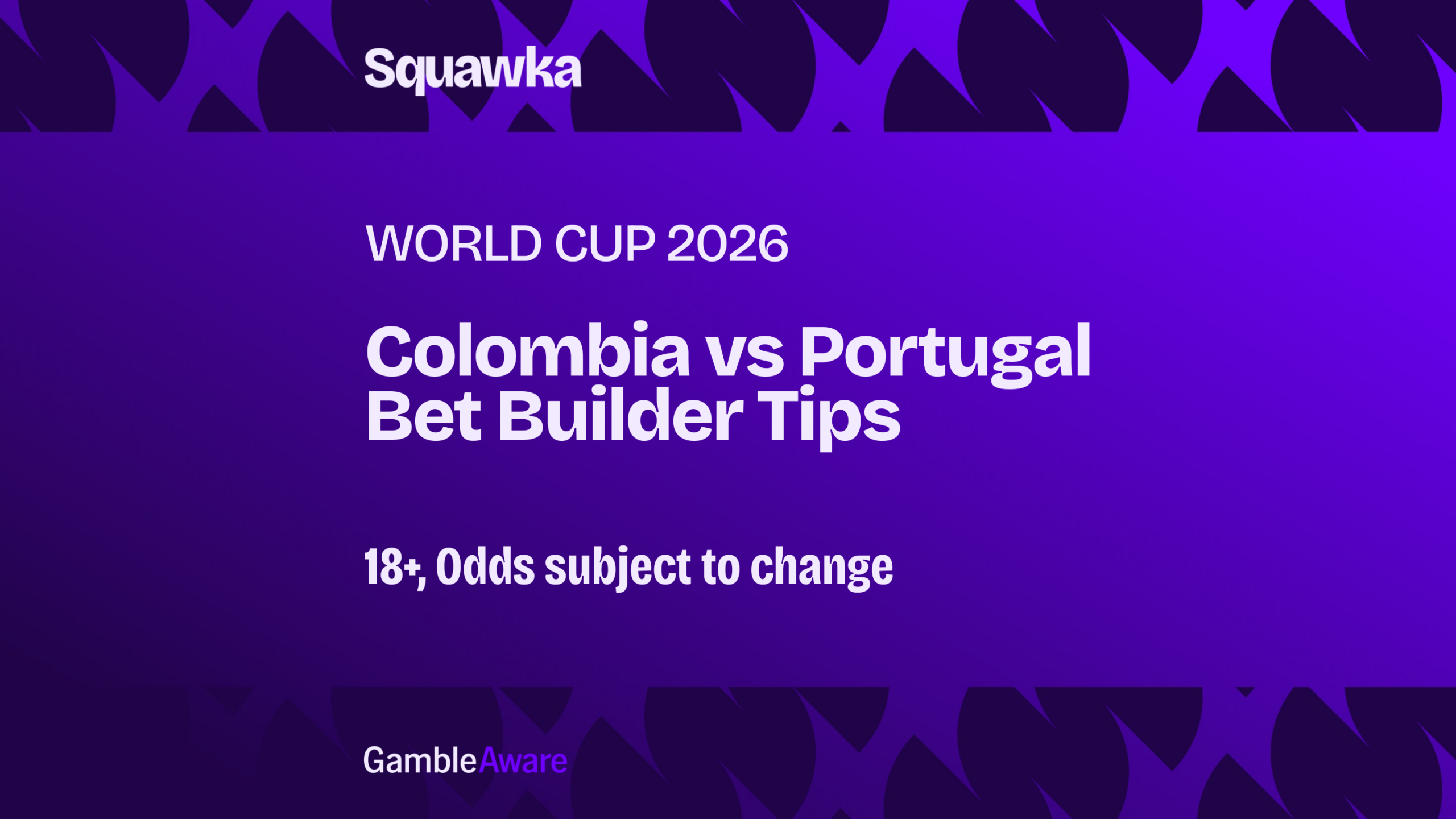 Colombia vs Portugal Bet Builder Tips: Back goals and cards in 7/1 tip