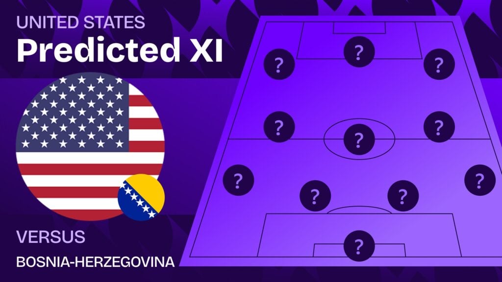 USA vs Bosnia-Herzegovina team news and predicted lineups