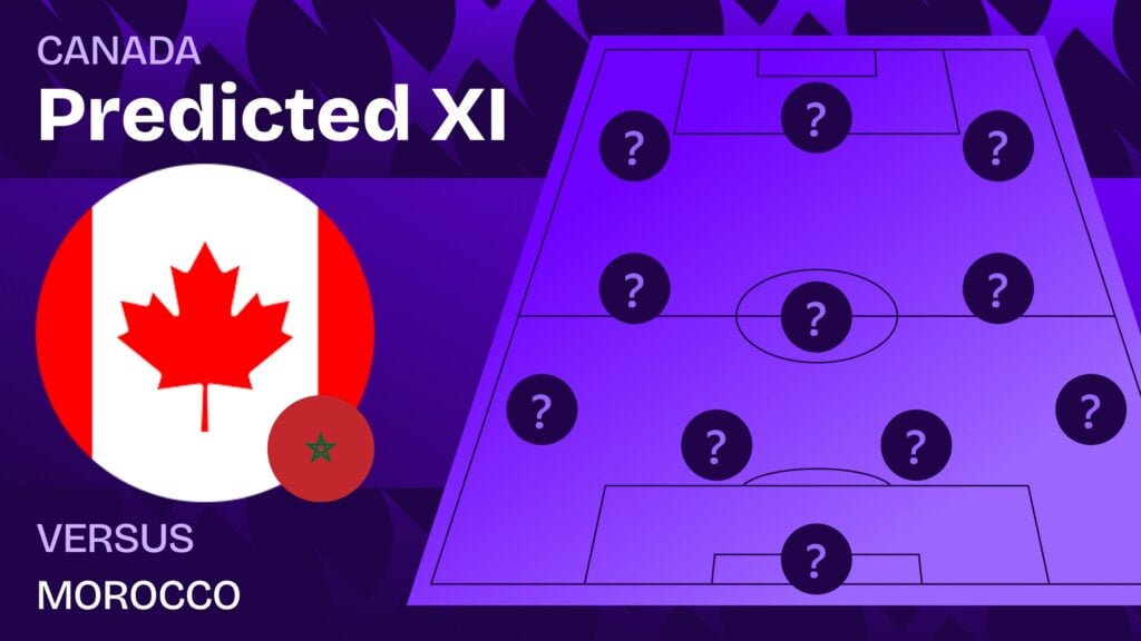 Canada vs Morocco team news and predicted lineups