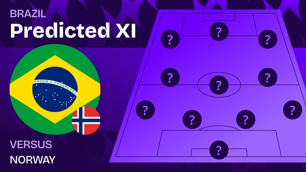 Brazil vs Norway team news and predicted lineups