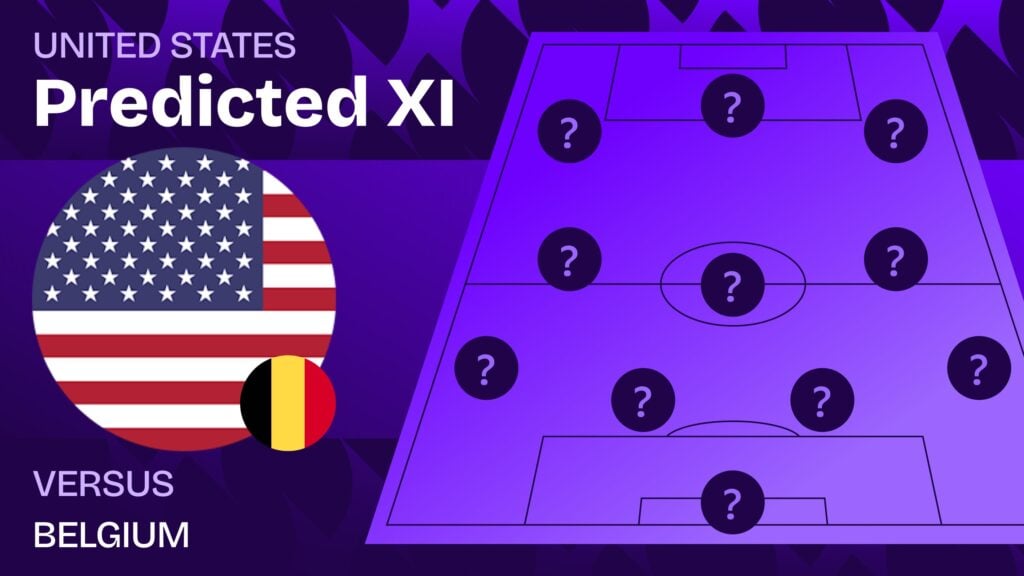 United States vs Belgium team news and predicted lineups