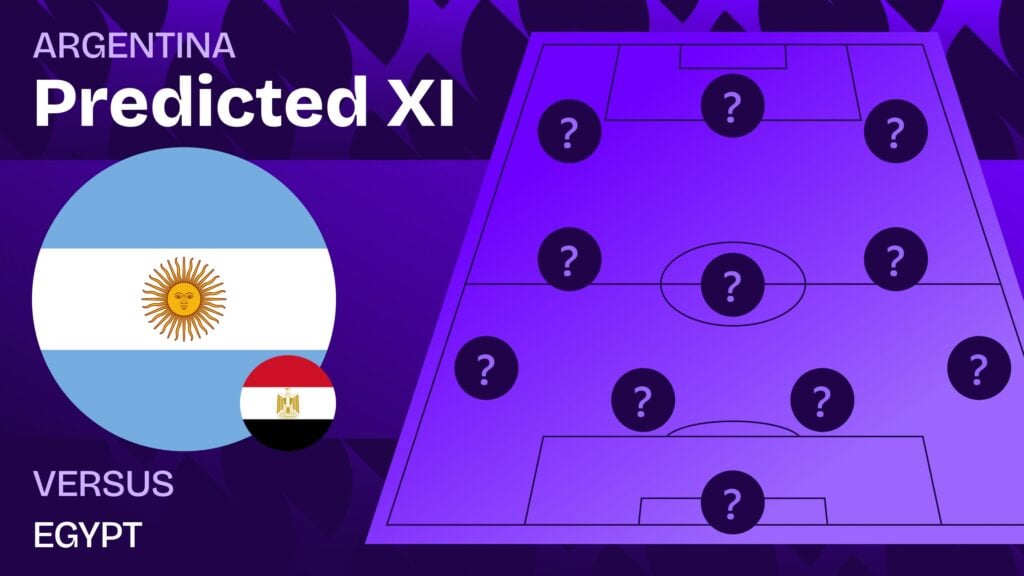 Argentina vs Egypt team news and predicted lineups