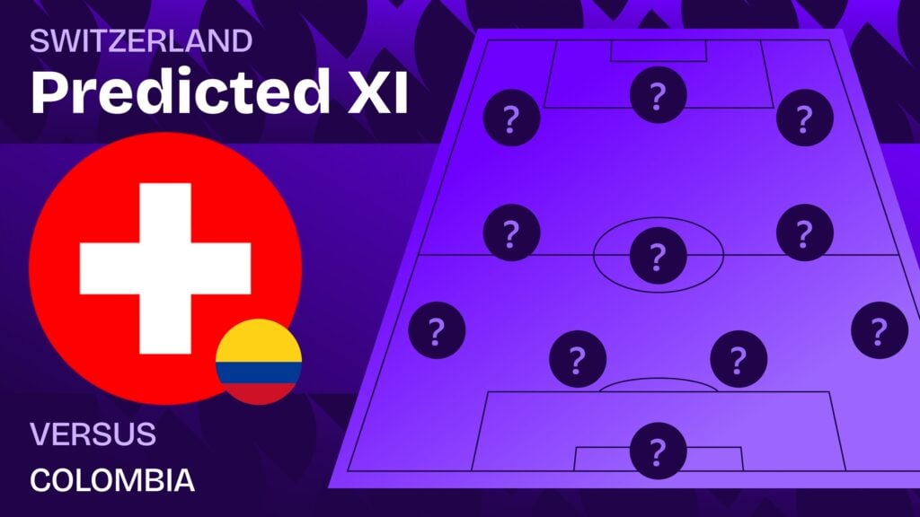 Switzerland vs Colombia team news and predicted lineups
