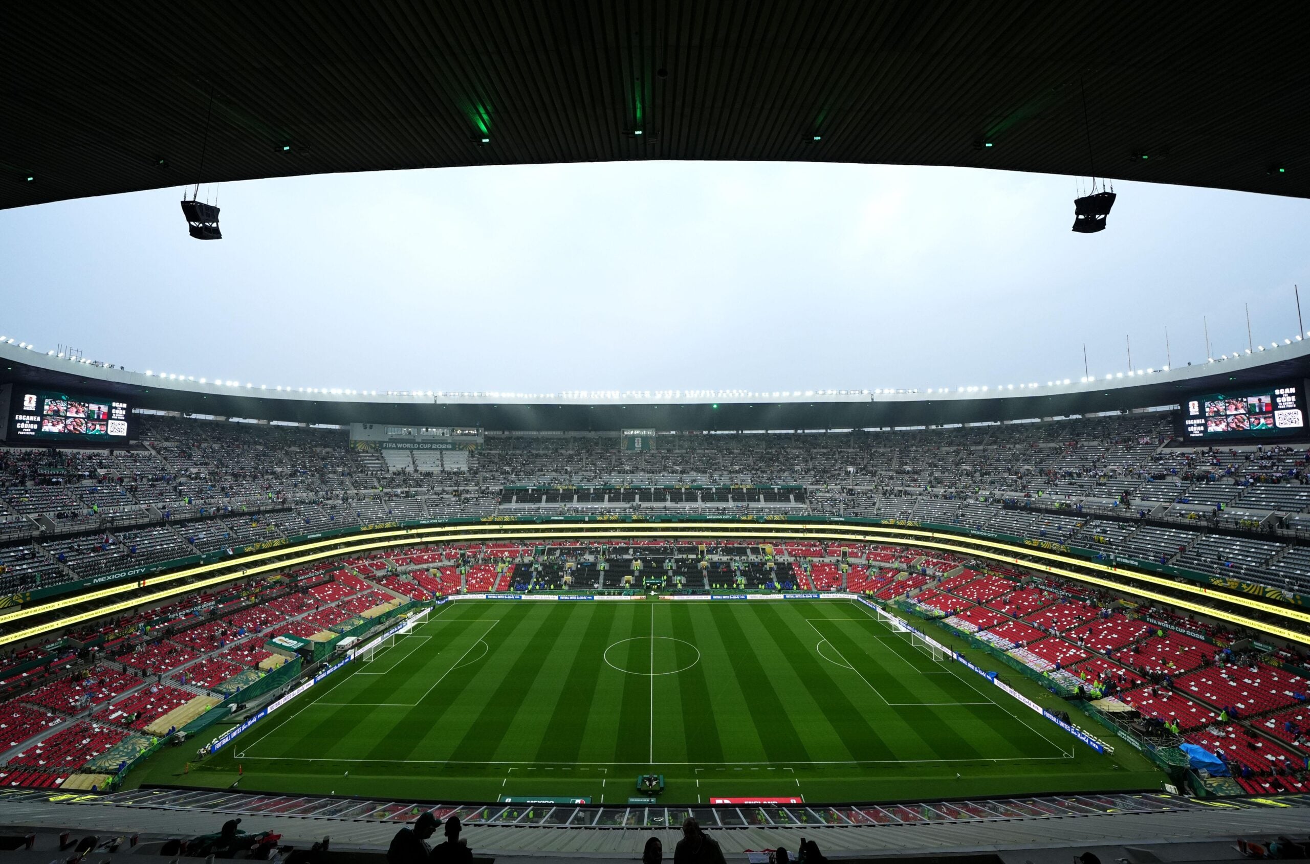 England vs Mexico kick-off time: Latest news as storms delay start at Azteca
