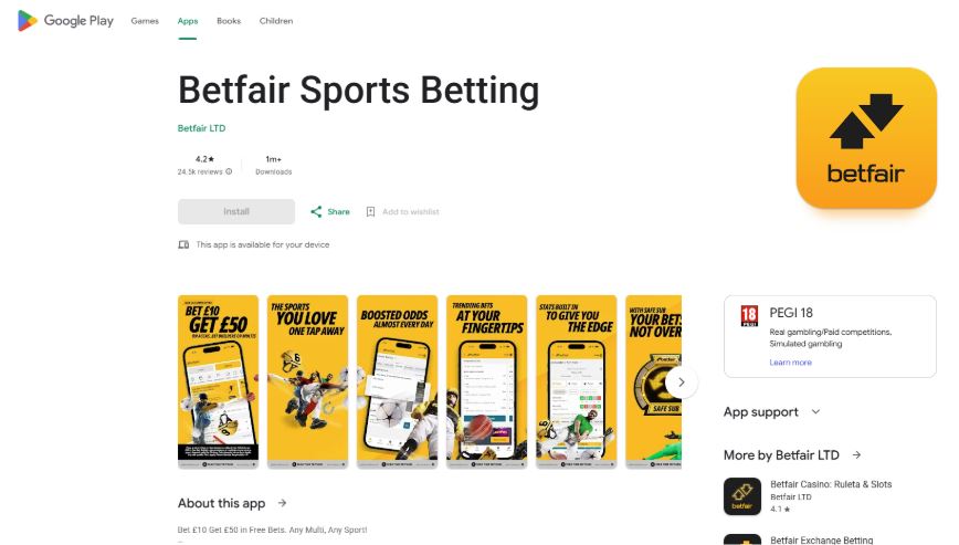Betfair Casino Best for playing mobile slots