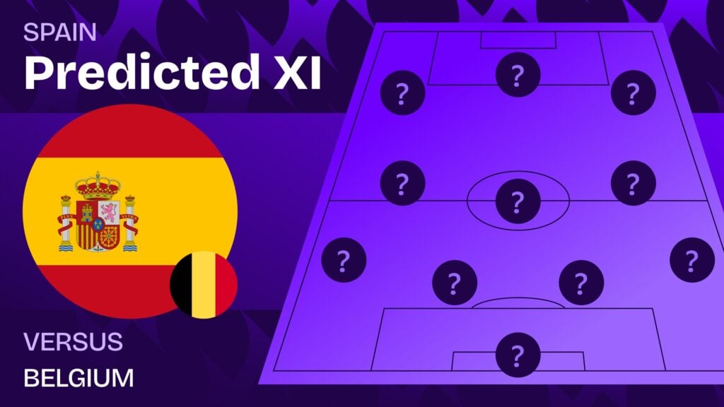 Spain vs Belgium team news and predicted lineups