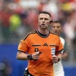 Spain vs Belgium referee Michael Oliver