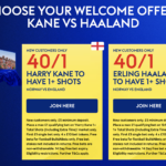 Sky Bet Norway vs England offer: 40/1 Kane 1+ shot or 40/1 Haaland 1+ shot