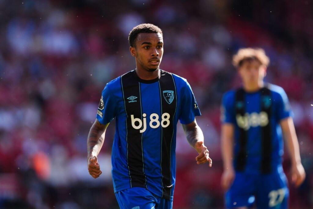 Tottenham Hotspur striker target Eli Junior Kroupi in Premier League action for Bournemouth