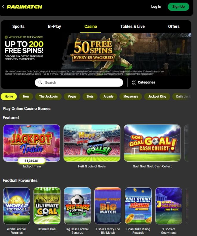 Parimatch Casino Google Pay Casinos