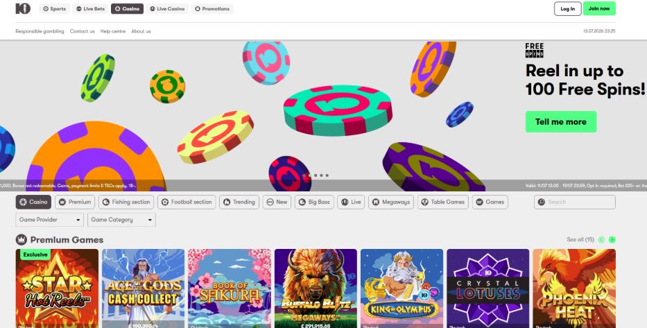 10Bet Casino Google Pay Casinos