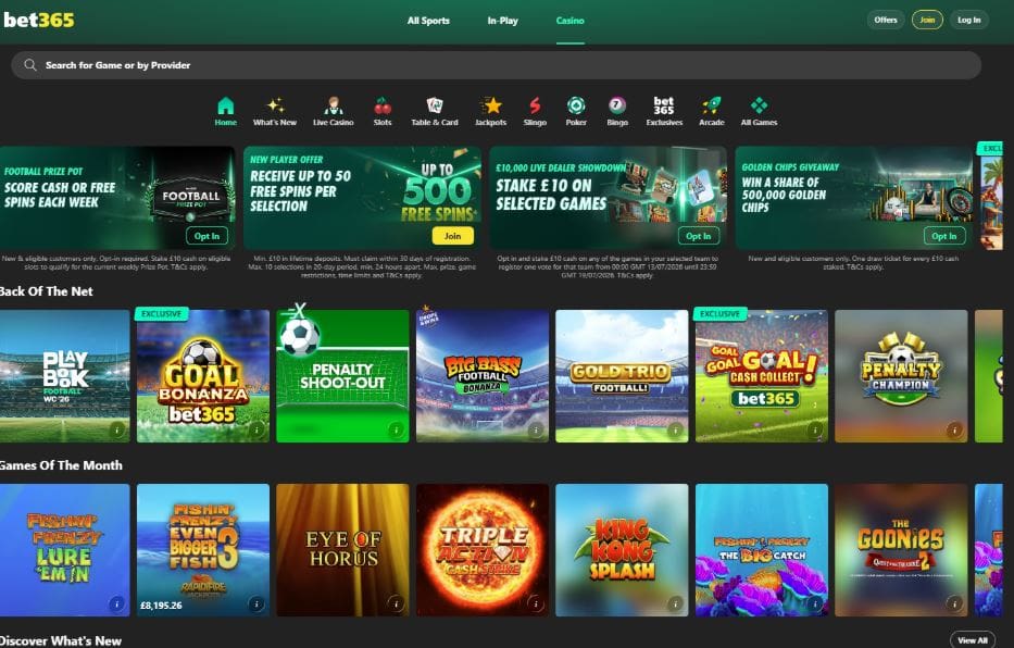 Bet365 Casino Best Paysafecard Casinos