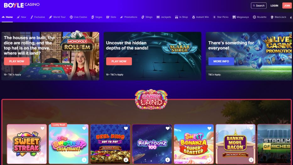 Boyle Casino - Top Visa Casino with Fast Funds Withdrawals