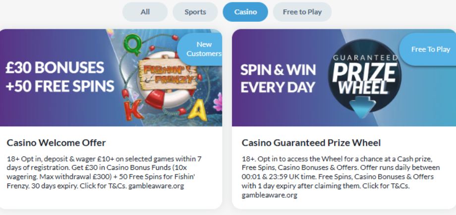 BetVictor Casino Promotions & Loyalty Program
