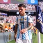 Argentina midfielder and rumoured Manchester City target Enzo Fernandez during the 2026 World Cup final