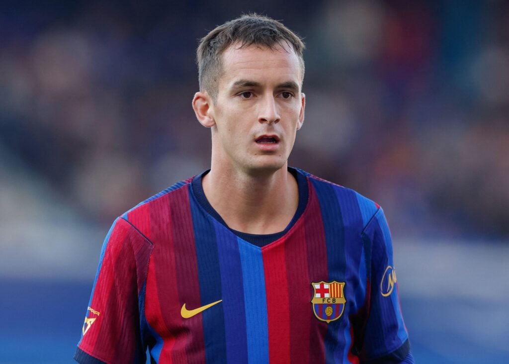Barcelona midfielder and rumoured Manchester United target Marc Casado in pre-season action against Birmingham City.