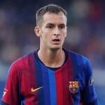Barcelona midfielder and rumoured Manchester United target Marc Casado in pre-season action against Birmingham City.