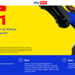 Sky Bet Man Utd vs Ipswich 50/1 to win or draw offer