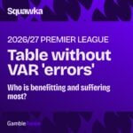 How the 2026/27 Premier League table would look without VAR 'errors'