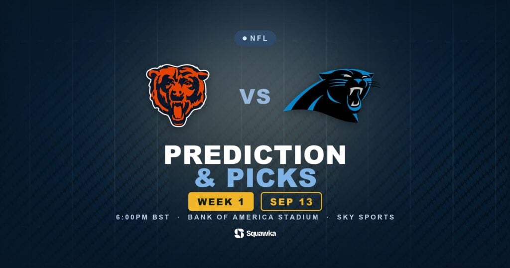 Bears vs Panthers prediction, tips and odds for Week 1 of the 2026 NFL season, live on Sky Sports