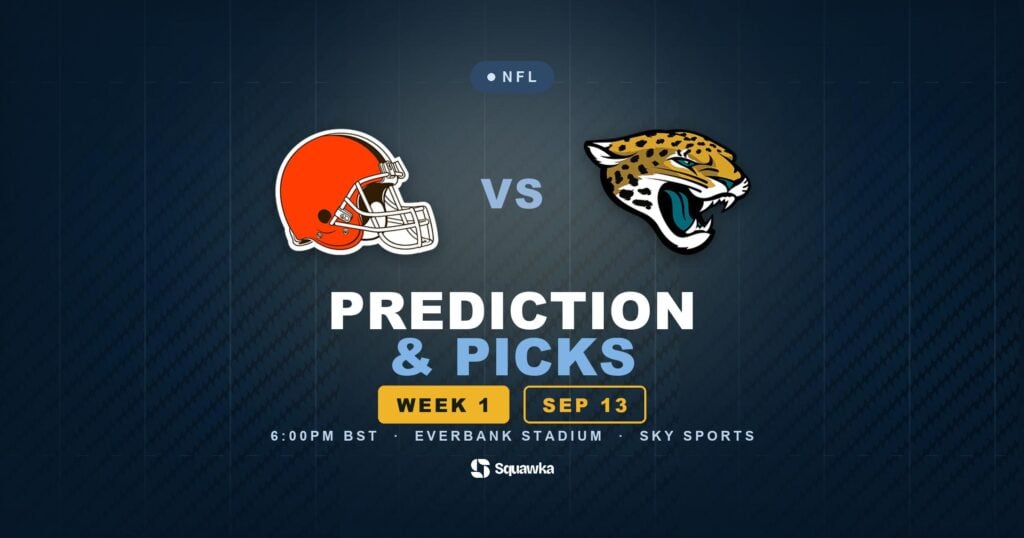 Browns vs Jaguars prediction, tips and odds for Week 1 of the 2026 NFL season, live on Sky Sports