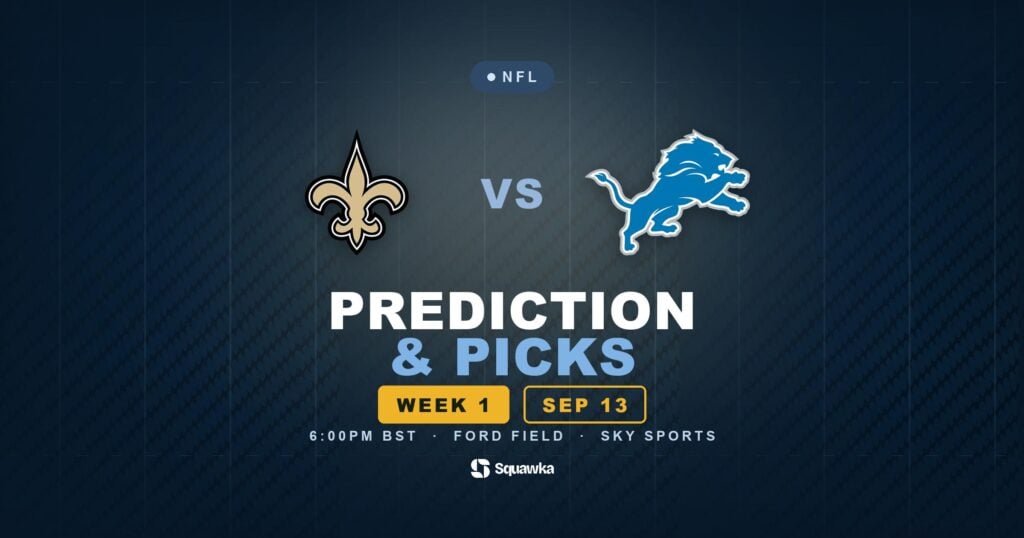 Saints vs Lions prediction, tips and odds for Week 1 of the 2026 NFL season, live on Sky Sports