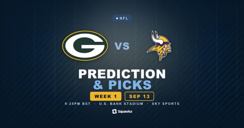 Packers vs Vikings prediction, tips and odds for Week 1 of the 2026 NFL season, live on Sky Sports