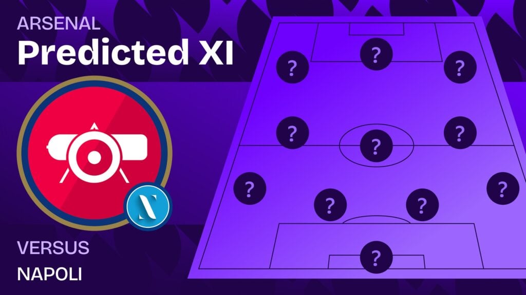 Napoli vs Arsenal team news and predicted lineups